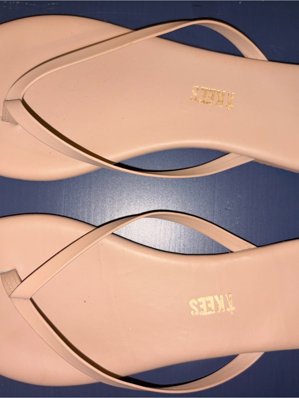 TKEES Blush Pink Slim-Strap Sandals - Women